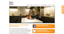 Desktop Screenshot of kuechen-weimar.de